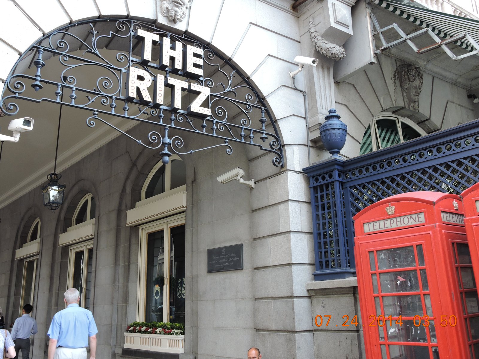 The Ritz Hotel, Picadilly
