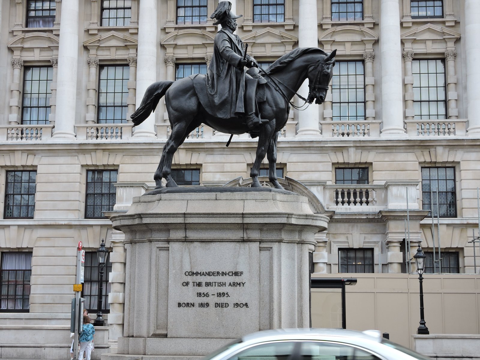 Prince George, Duke of Cambridge Statue, outside the Ministry of Defense, Whitehall