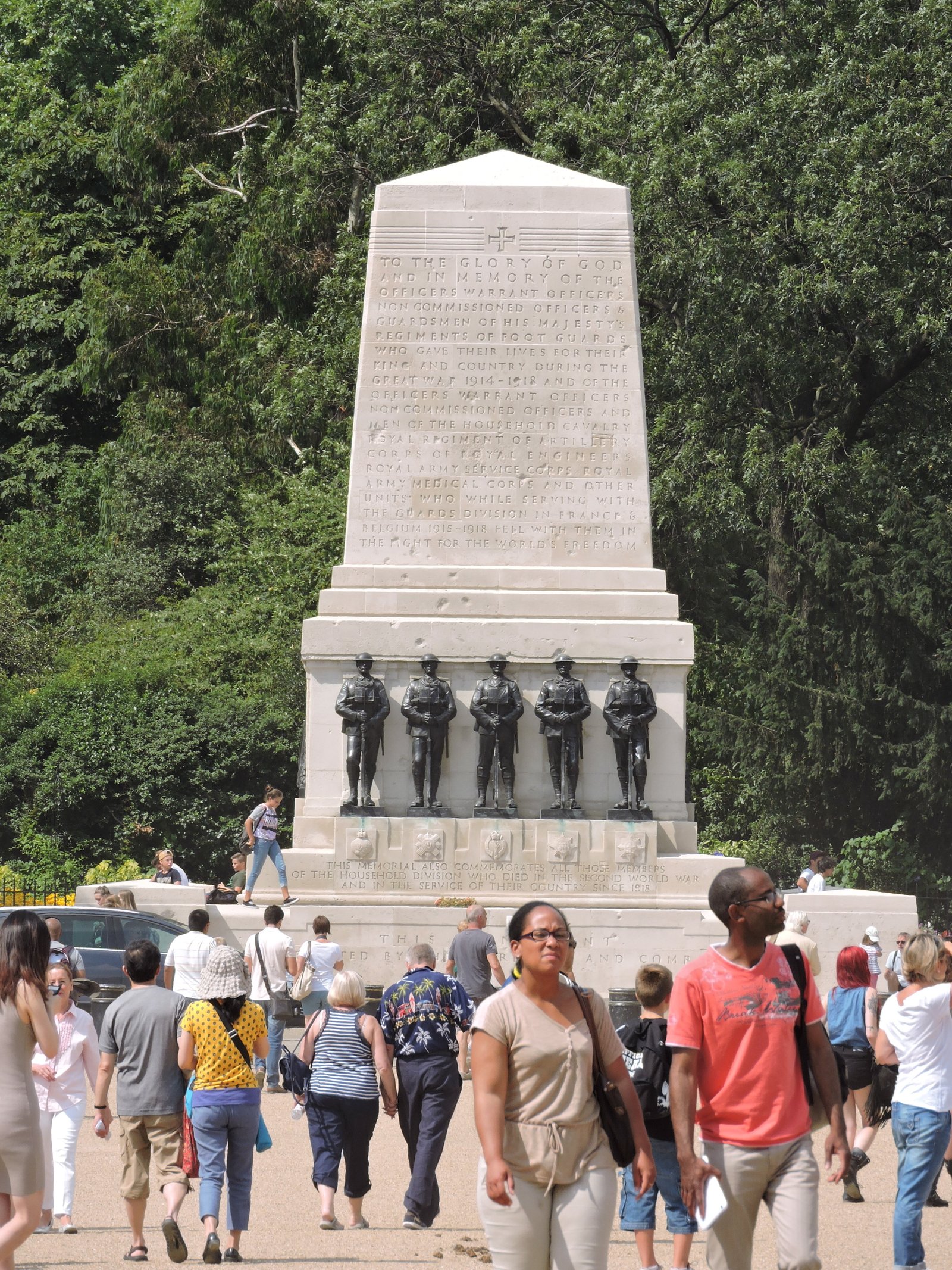Guard's Memorial, Horse Guards Parade