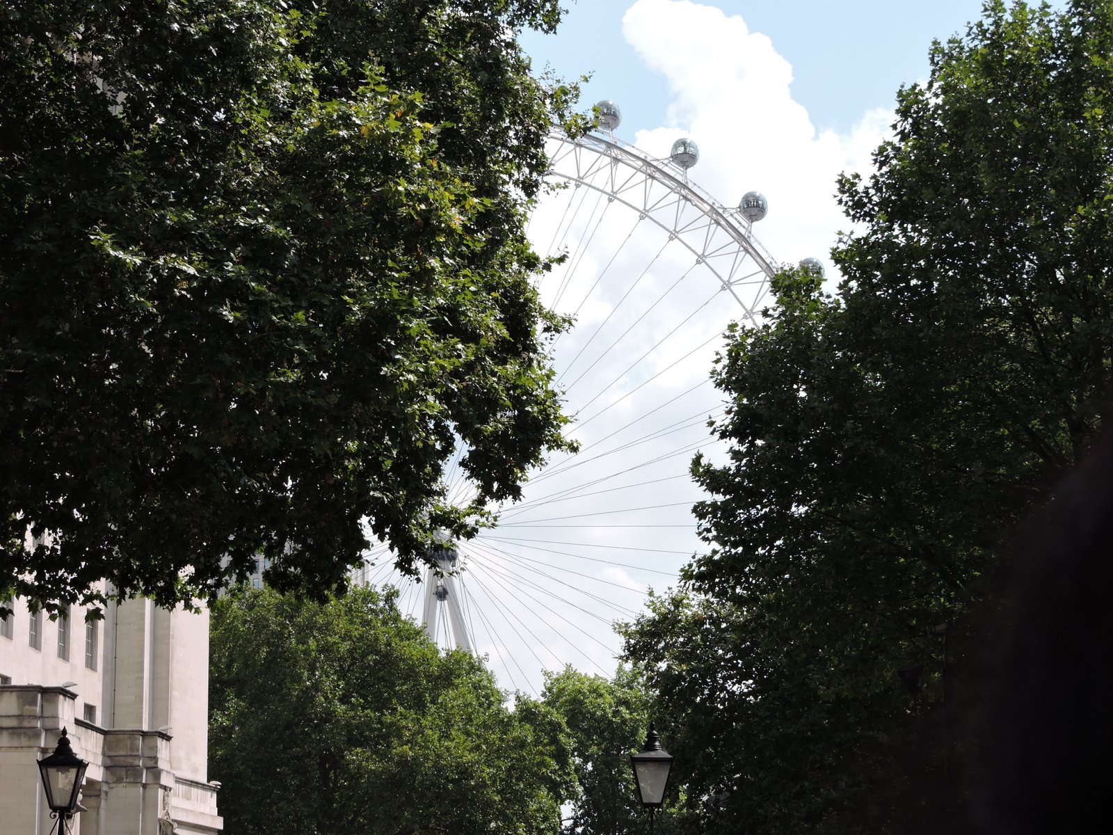 London Eye from near Downing Street