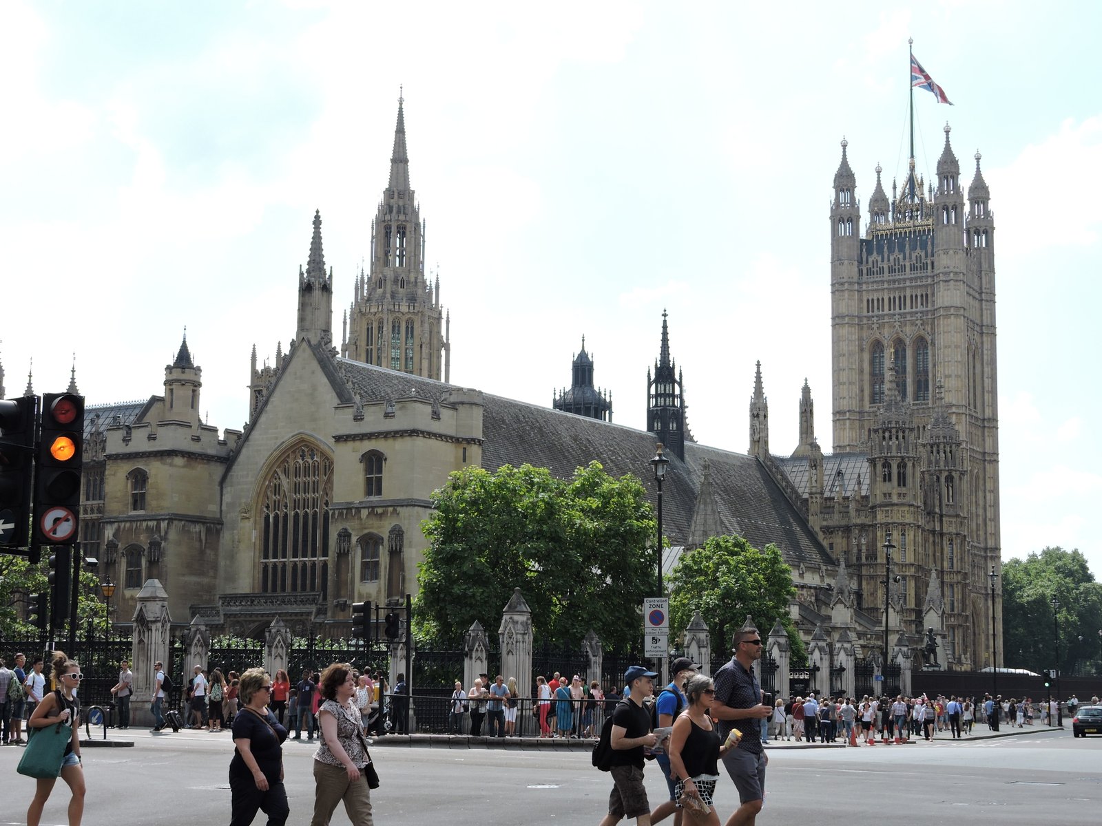 Cromwell Green, outside Westminster Hall