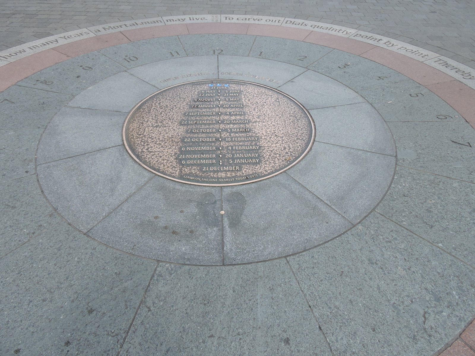The Queen Elizabeth 2nd's Golden Jubilee Sundial