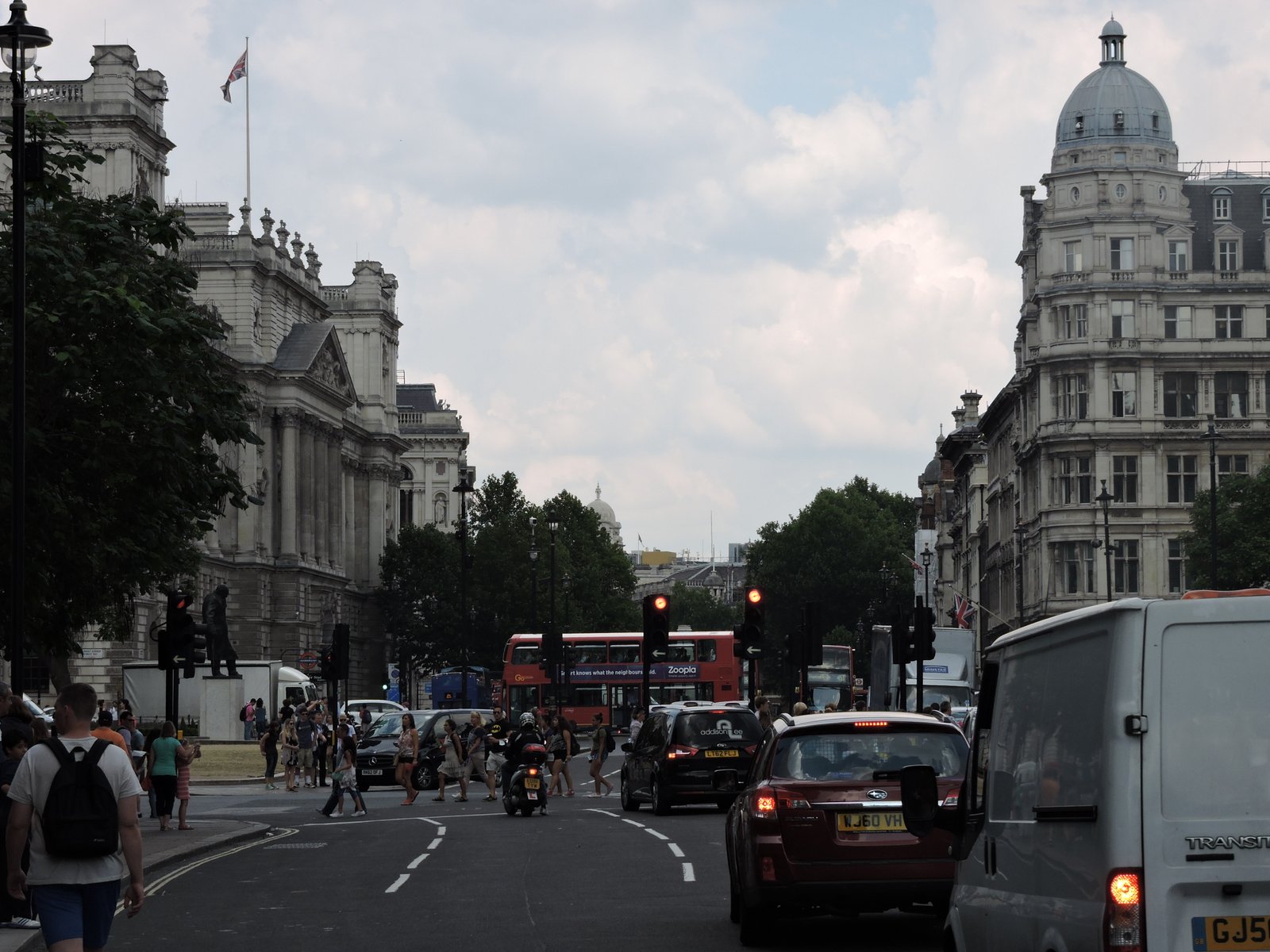 The view from Westminster Abbey
