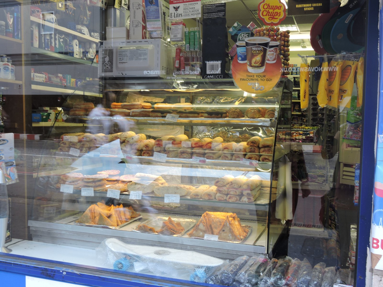 Pasties, Samosas and Sausage Rolls Display