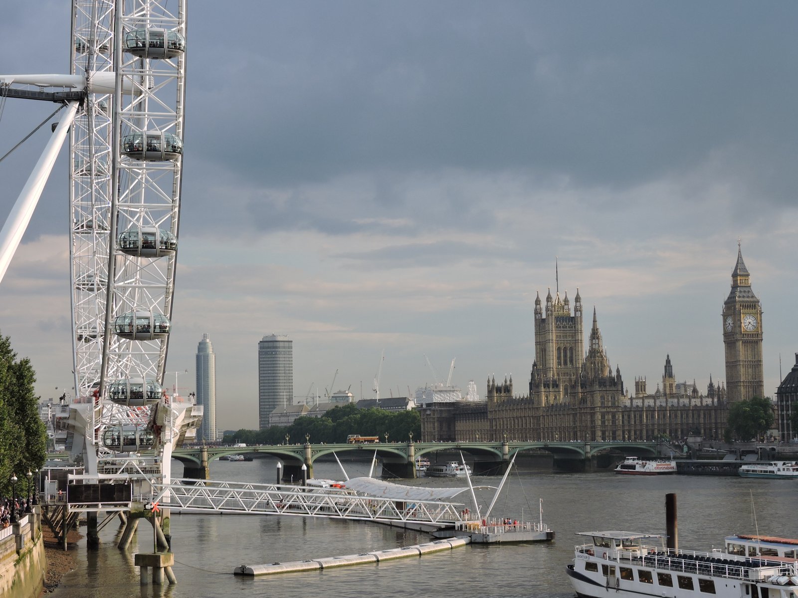 The London Eye and Big Ben
