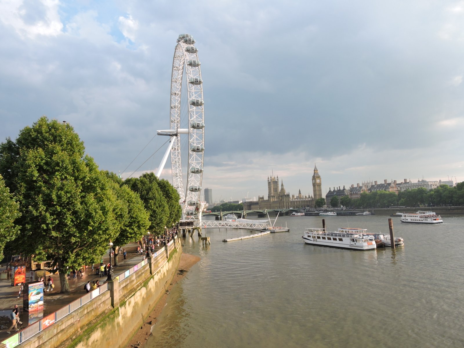 The London Eye, Houses of Parliament, and Big Ben