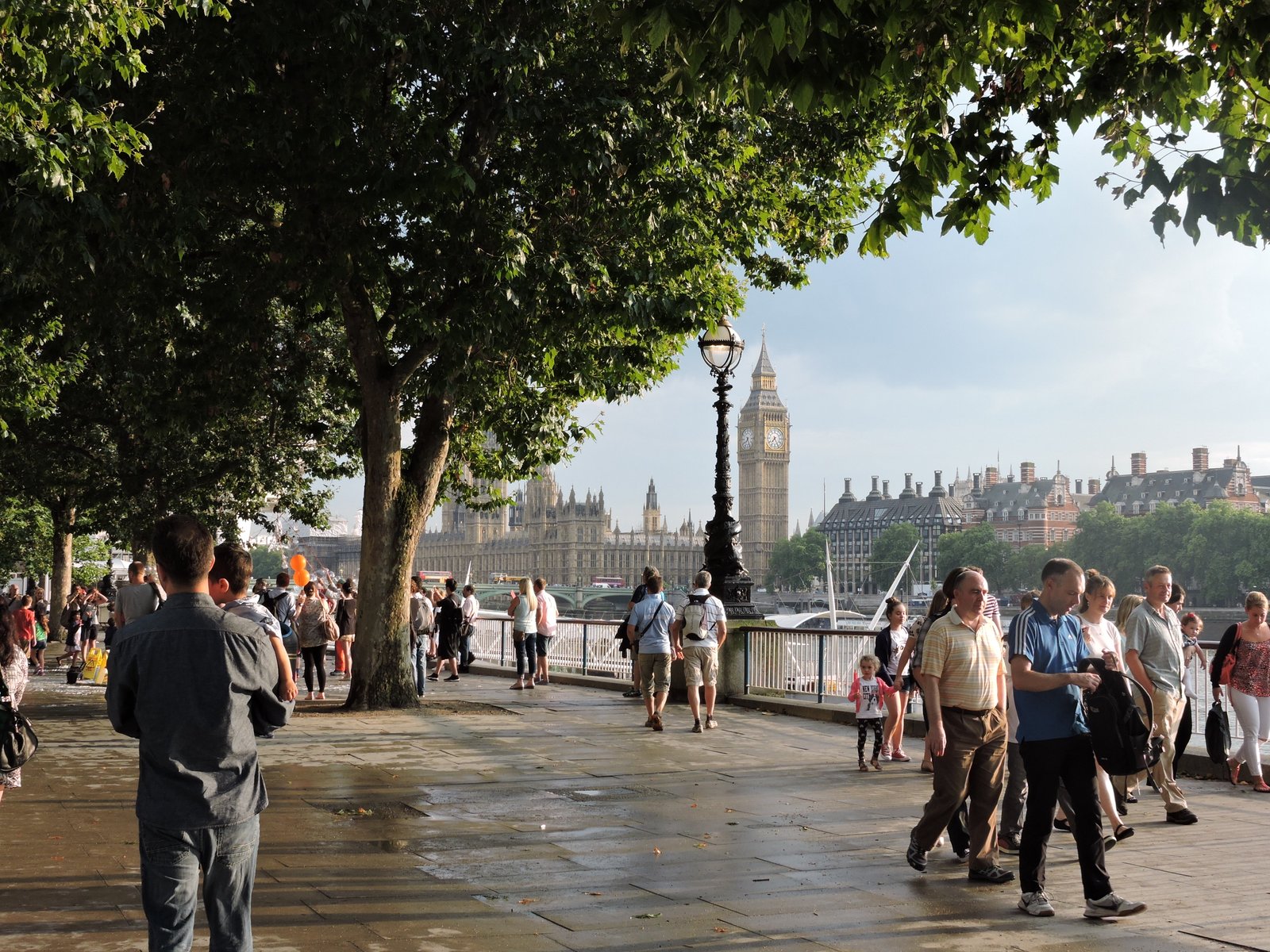 South Bank, River Thames and Big Ben