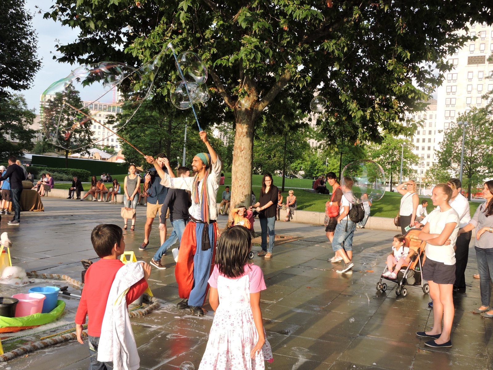 The Bubble Blower of The South Bank