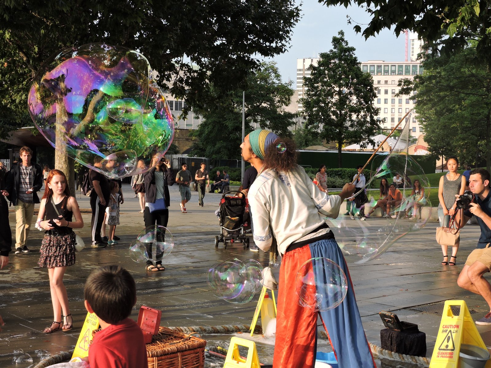 The Bubble Blower of The South Bank