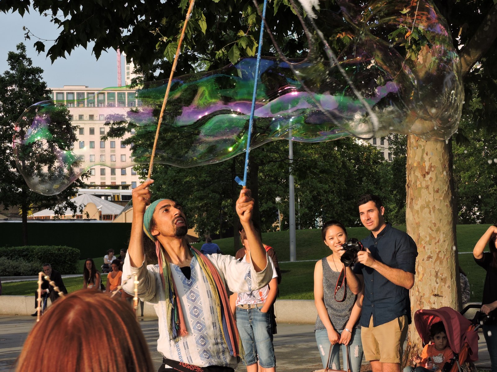 The Bubble Blower of The South Bank