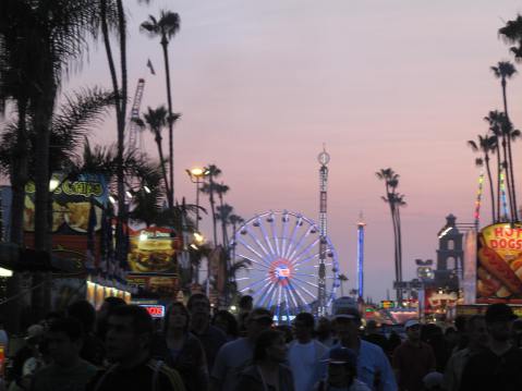 Sunset at San Diego County Fair