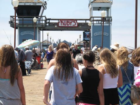Ruby's Restaurant, Oceanside Pier, CA