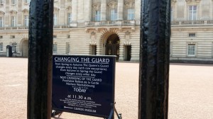 Buckingham Palace Informational Sign
