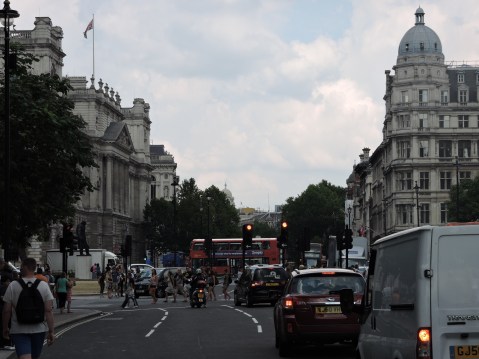 The view from Westminster Abbey