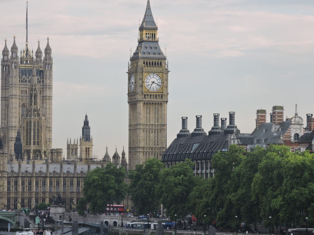 Big Ben as seen from the London Eye