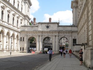 near HM Treasury, Westminster