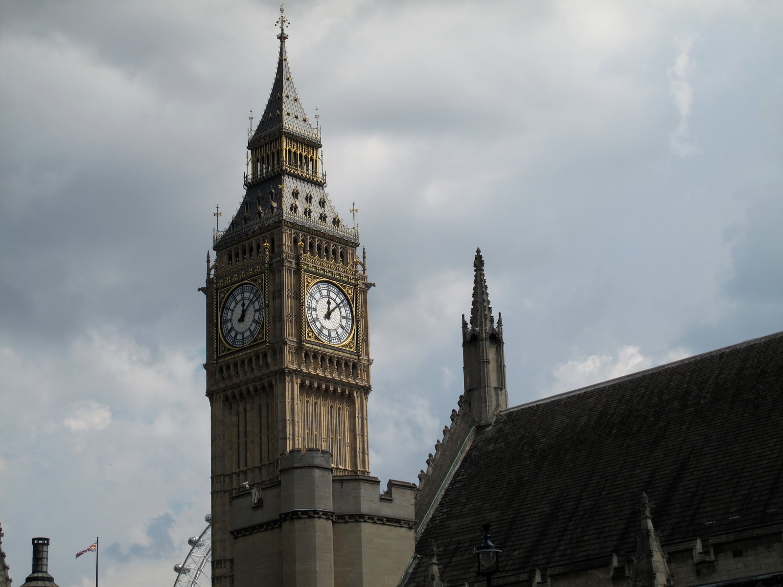 Big Ben and London Eye