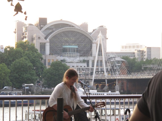 Charing Cross Station from the South Bank, London