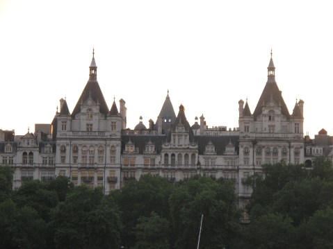 Beautiful Palace as seen from the South Bank, London