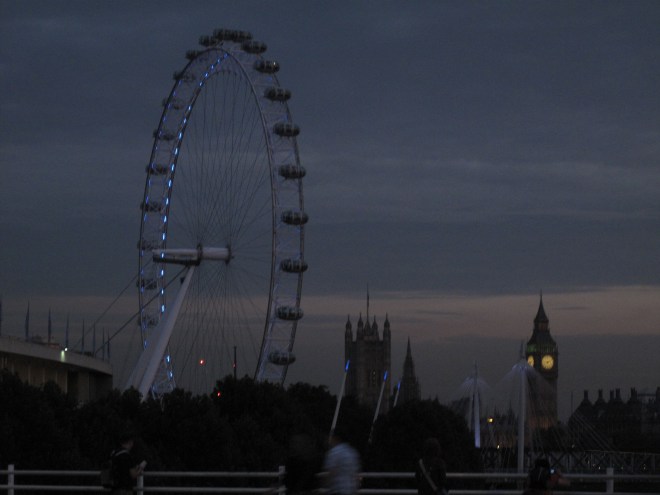 London Eye, Houses of Parliament and Big Ben