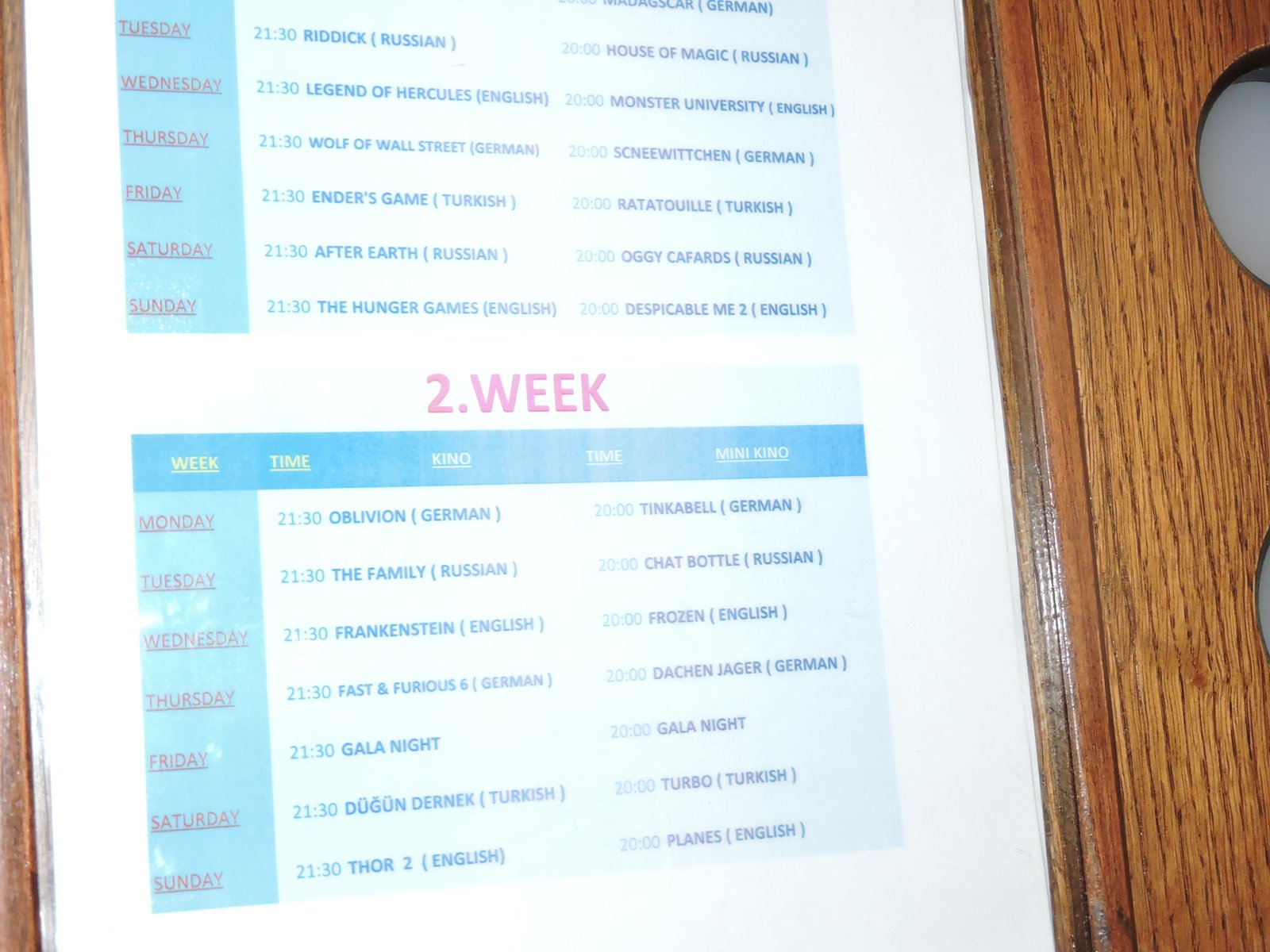 Movies Playing At the Delphin Imperial, Lara