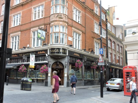 Close to Covent Garden - The Nags Head
