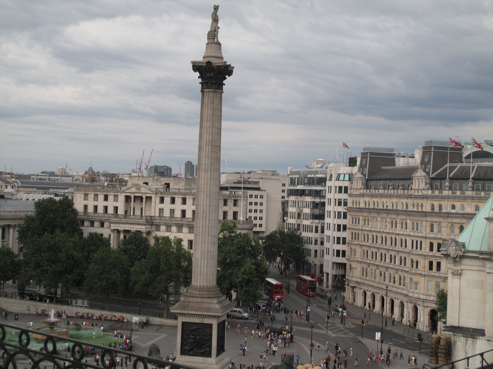 View From Trafalgar Hilton