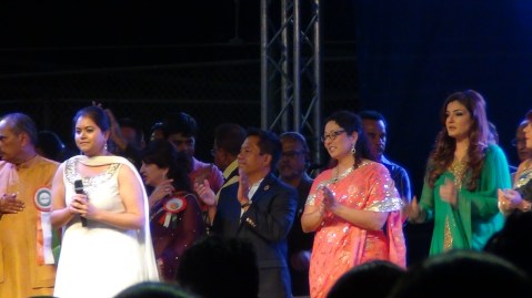 Raveena Tandon at Los Angeles Indian Independence Day Event