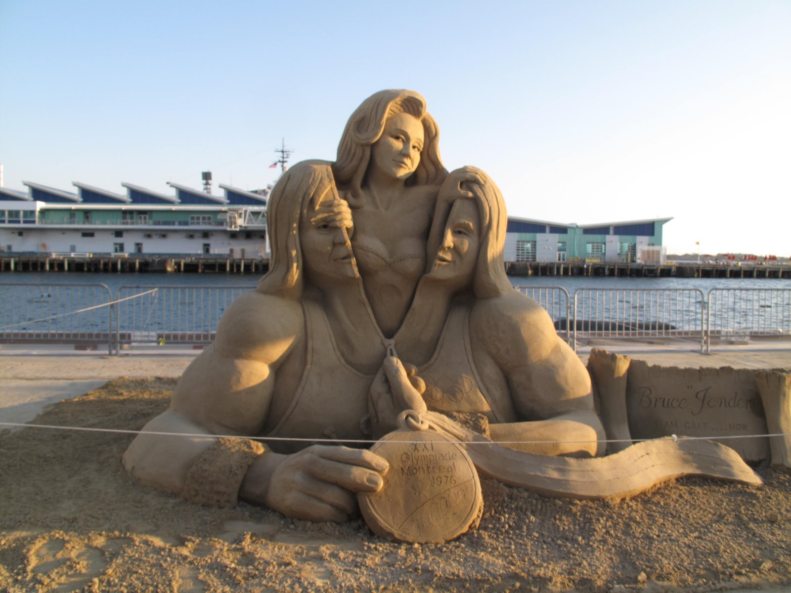 Bruce Jenner - U.S. Sand Sculpting Challenge