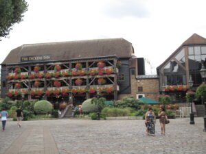 The Dickens Inn, near Tower Bridge, and St. Katherine's Docks, London