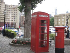 near Tower Bridge, and St. Katherine's Docks, London