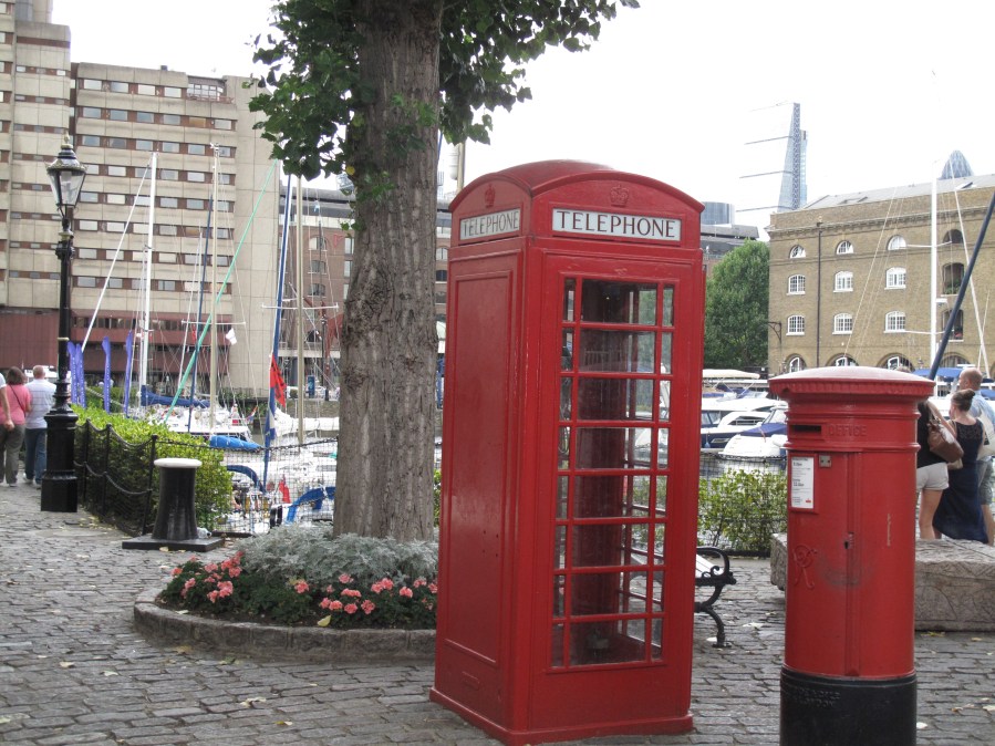 near Tower Bridge, and St. Katherine's Docks, London