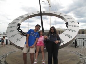 near Tower Bridge, and St. Katherine's Docks, London